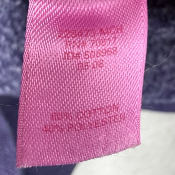 Victoria's Secret PINK Michigan Hoodie distressed Sweatshirt Size Large y2k - Picture 7 of 14